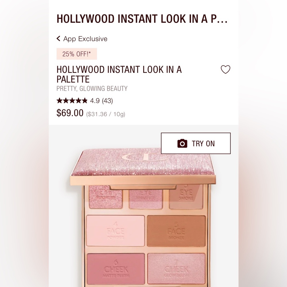 Hollywood Instant Look in a Palette - Pretty, Glowing Beauty